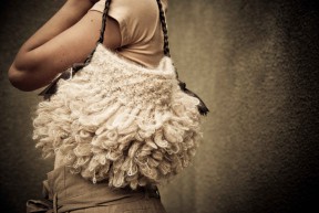 Loop knit purse