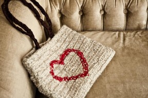 Crochet wool handbag for every day use