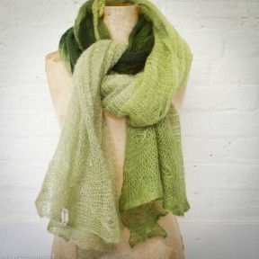 Grace mohair and silk knit scarf
