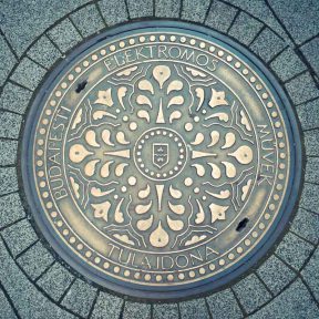 Budapest manhole cover