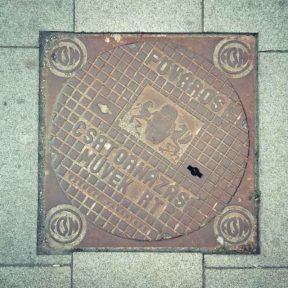 Budapest manhole cover