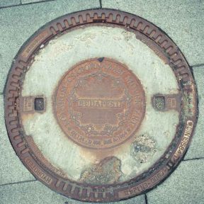 Budapest manhole cover