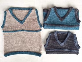 Cowgirlblues free knit pattern sleeveless vest for boys 3 sizes