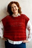 Free knitting pattern design by cowgirlblues of an easy Aran knit top