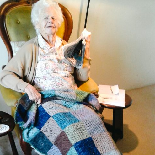 My knitting heritage comes from my grandmother