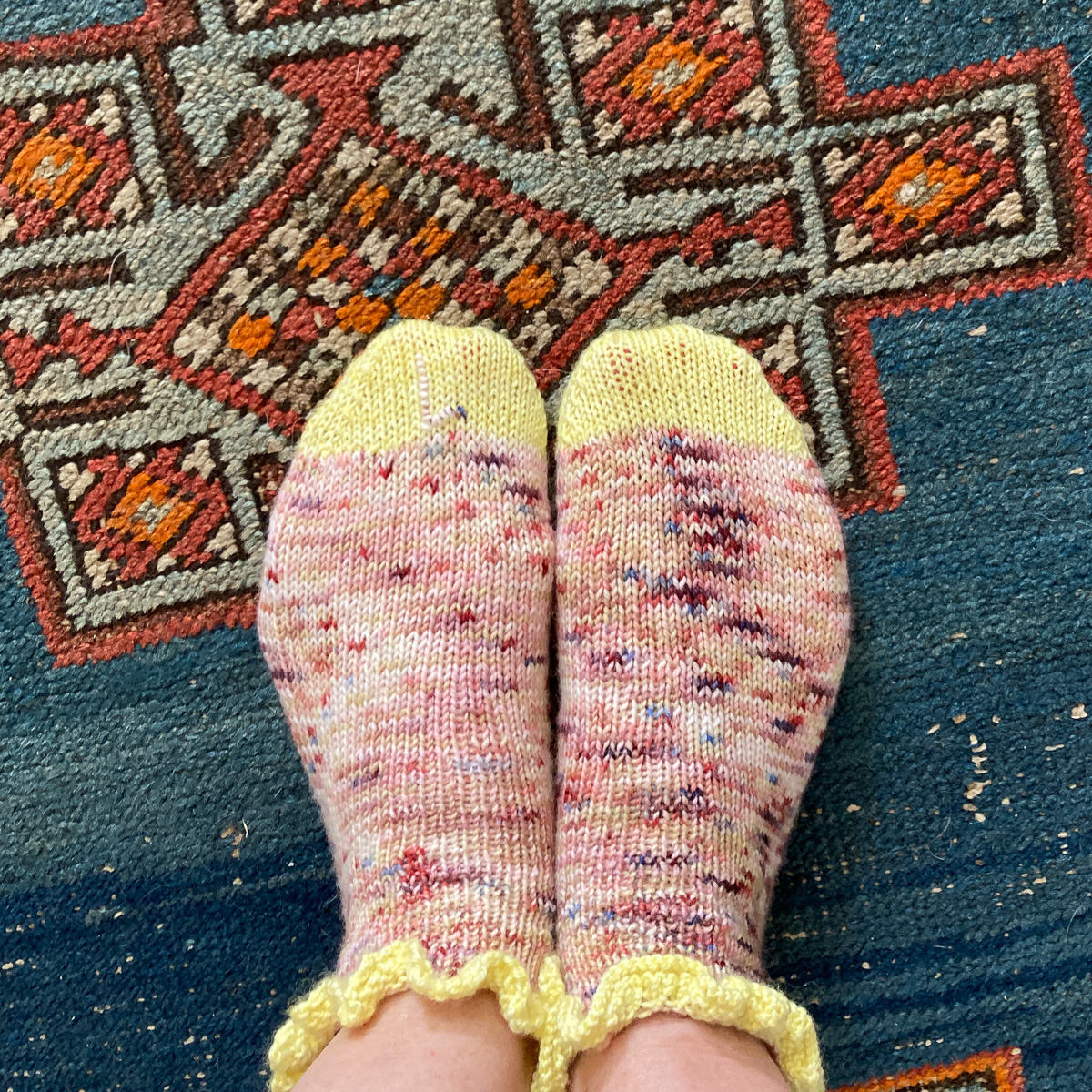 Midsummer Dancer Socks pattern by Sari Nordlund