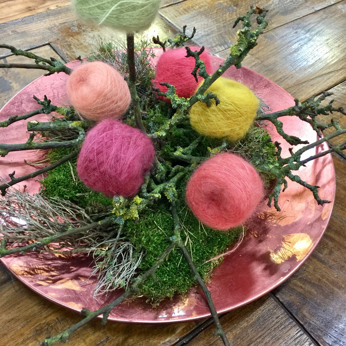 Mohair Flower arrangement